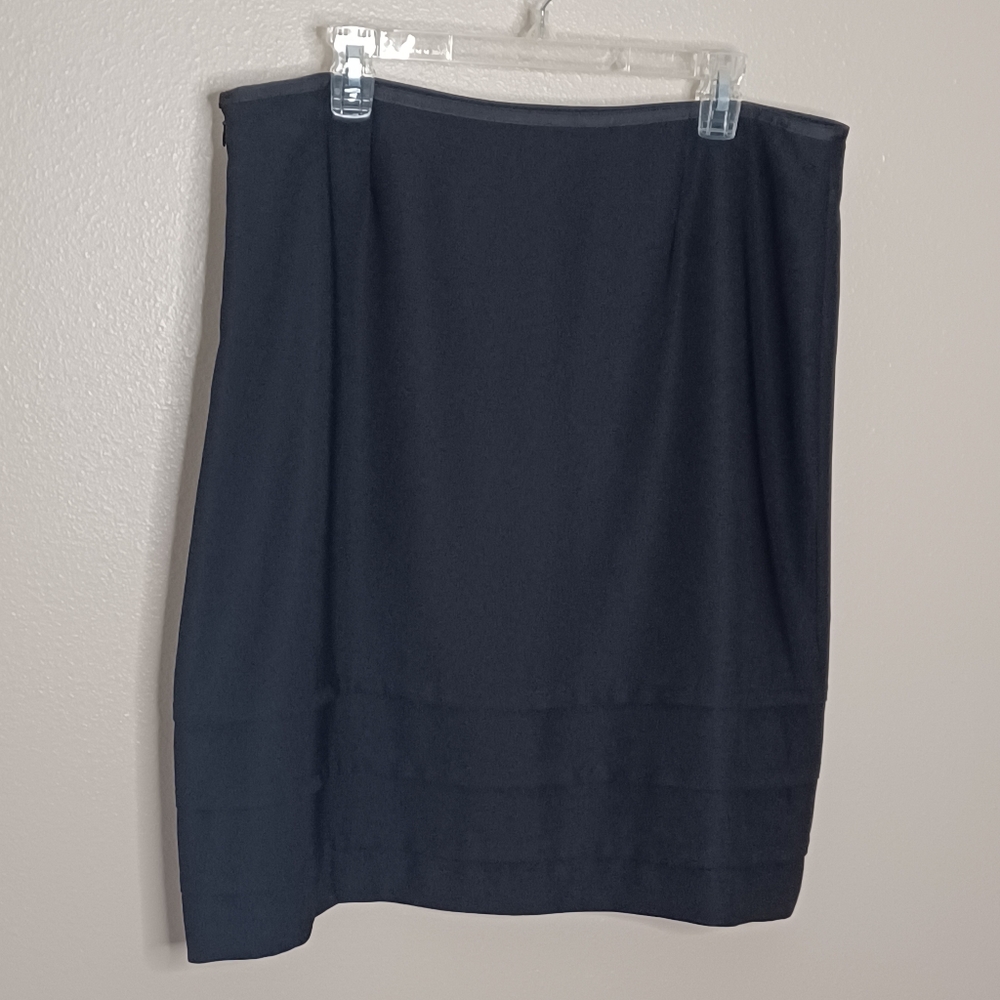Style & Co Black Straight Skirt
